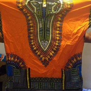 Colorful men dashiki top